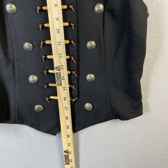Lynn‎ Mckenna Yazhi Vest Womens S Vintage Western Military Band Jacket Cosplay - Picture 4 of 11